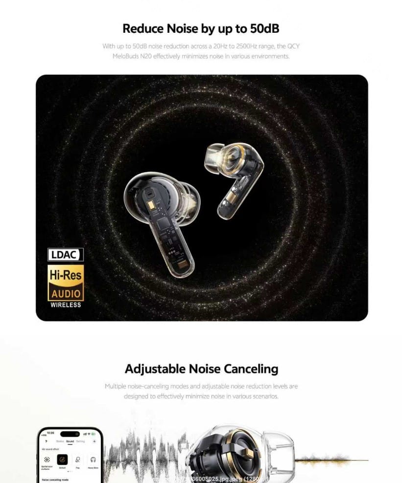 QCY MeloBuds N20 Pro Earbuds 2