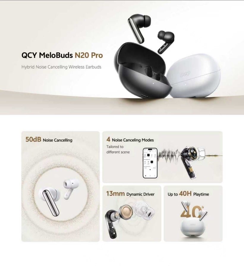 QCY MeloBuds N20 Pro Earbuds 3