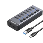 UGREEN 30778 7-Port USB 3.0 Hub with 4 Smart Charging Ports