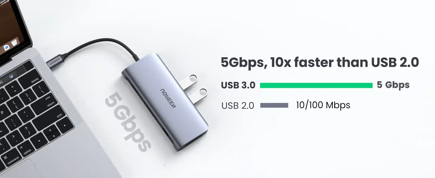 UGREEN 80133 10 in 1 4K HDMI USB C Hub 1