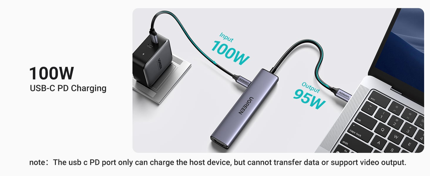 UGREEN CM478 15495 Revodok USB C Multifunction 5 in 1 Docking Station