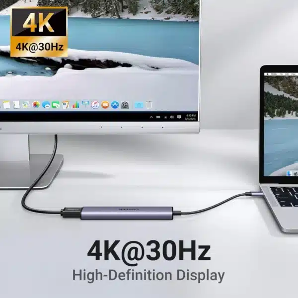 UGREEN CM478 (15495) Revodok USB-C Multifunction 5-in-1 Docking Station