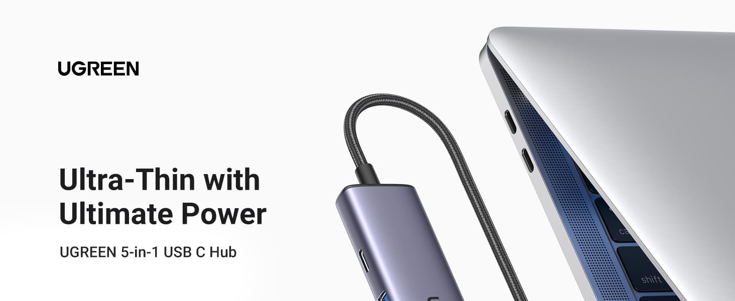 UGREEN CM478 15496 Revodok USB C Multifunction 5 in 1 Docking Station