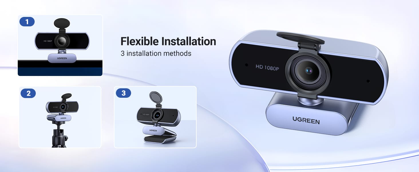 UGREEN CM678 15729 HD Webcam 1080p