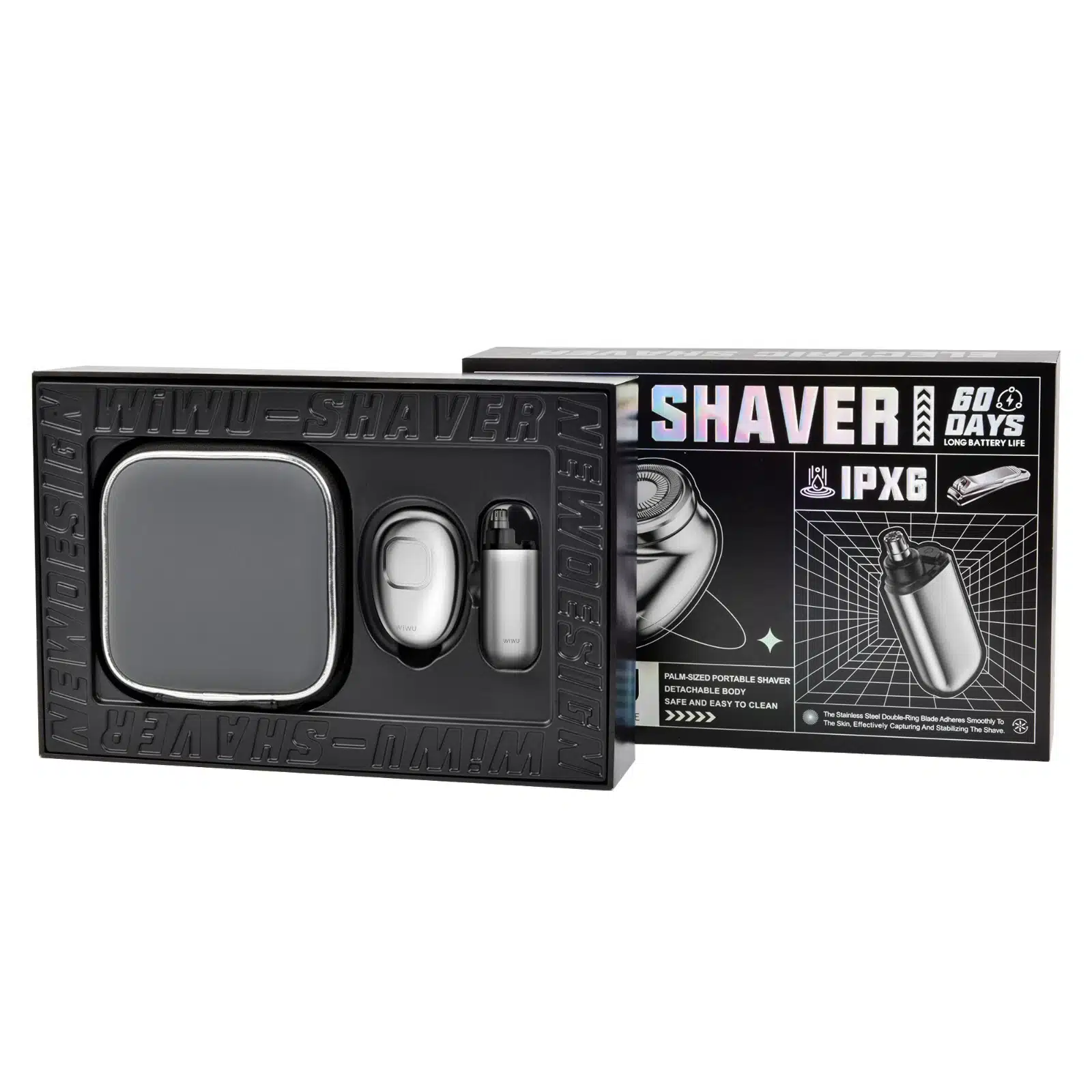 WIWU Wi SH006 3 in 1 Gentleman Shaver Set 1