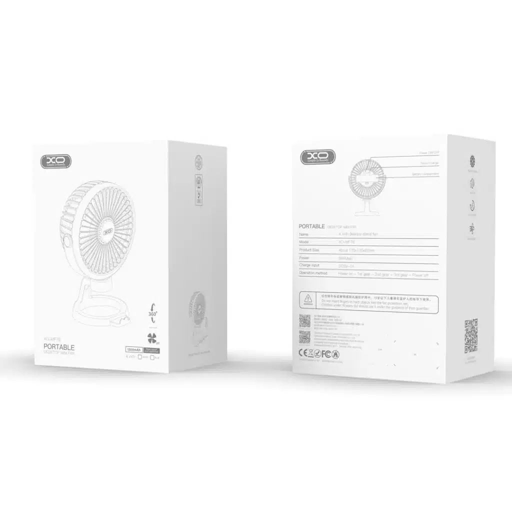 XO MF78 Adjustable Desk Fan 4