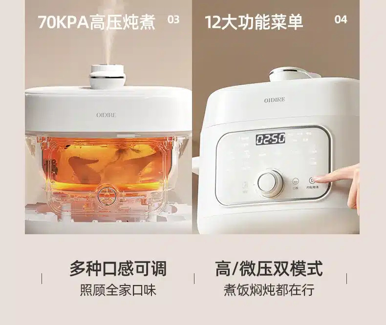 Xiaomi OiDiRe ODi YLG08 Multifunctional Electric Pressure Cooker 3L 1
