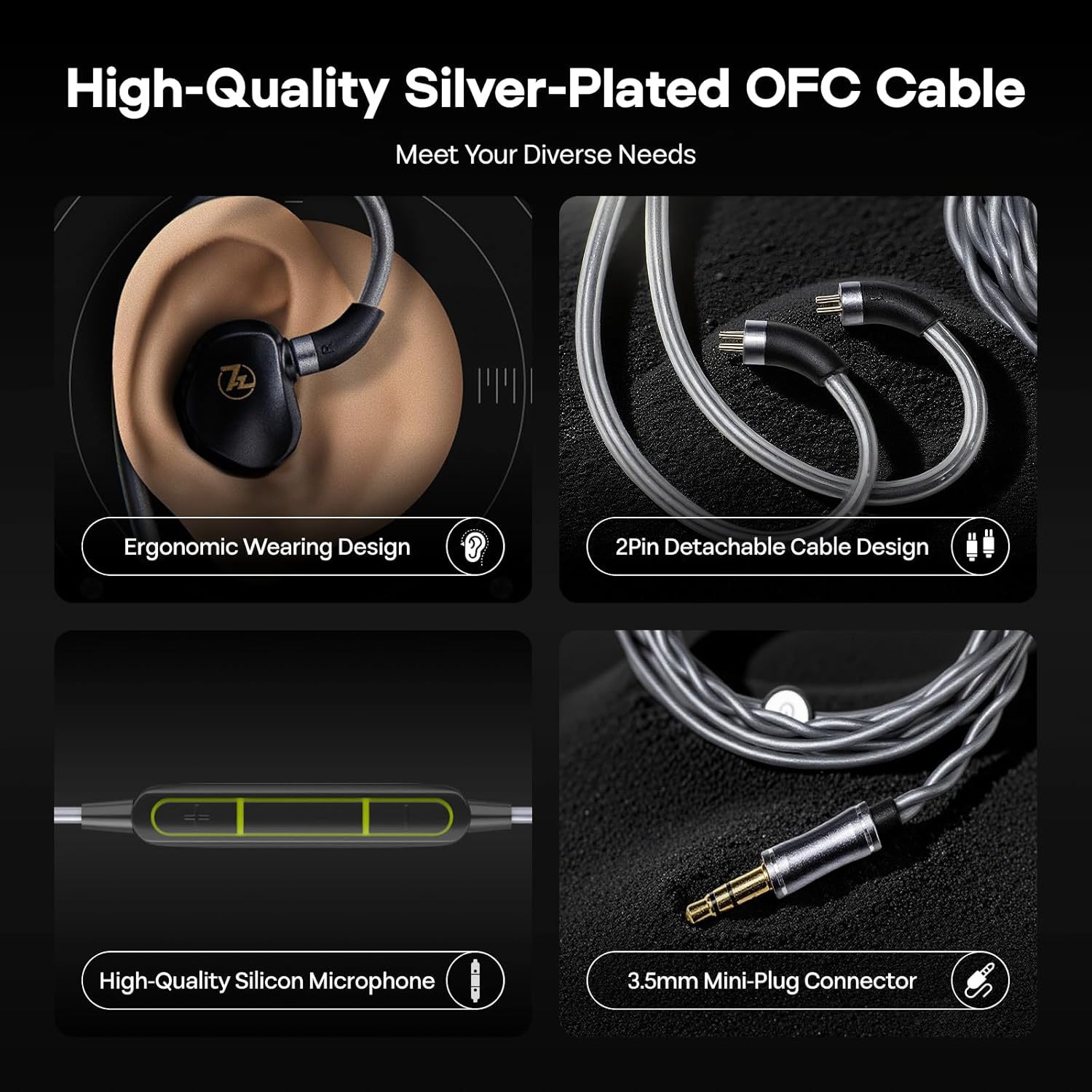 7HZ G1 10mm Dynamic Driver In Ear Monitor Earphone 1