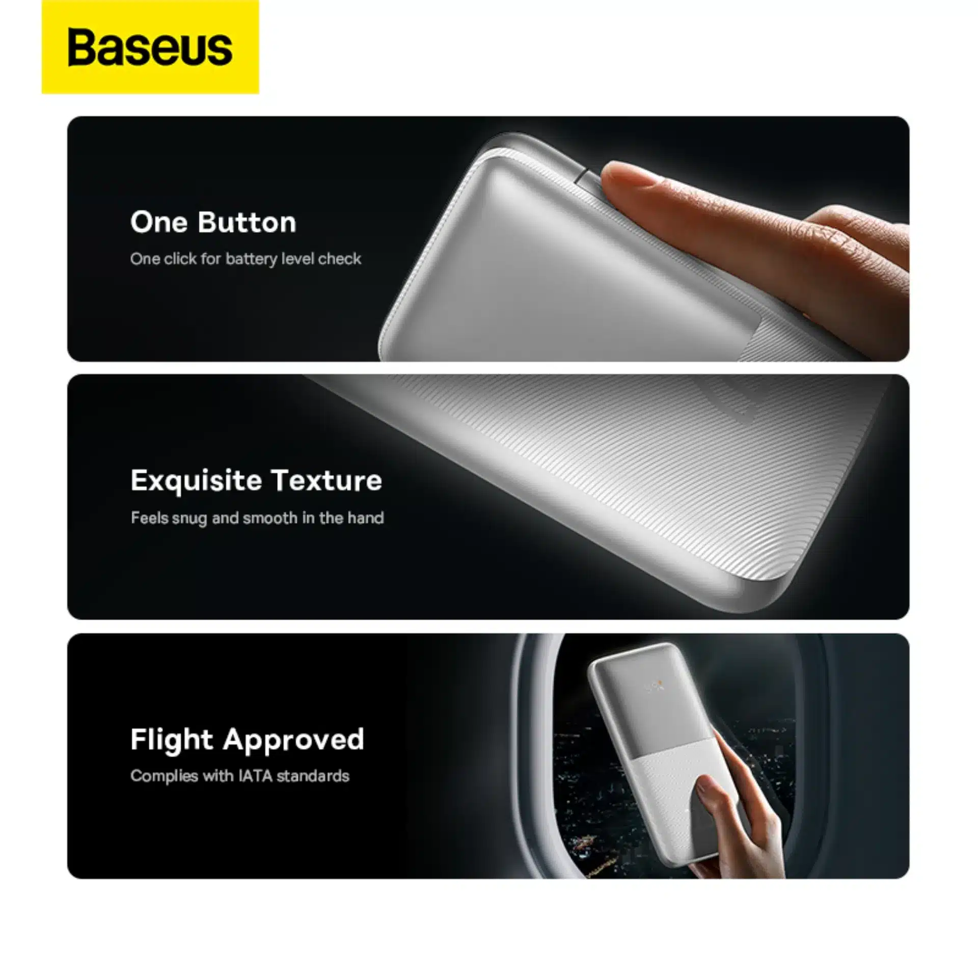Baseus Bipow Pro 10000mAh 22.5W Digital Display Fast Charge Power Bank 2