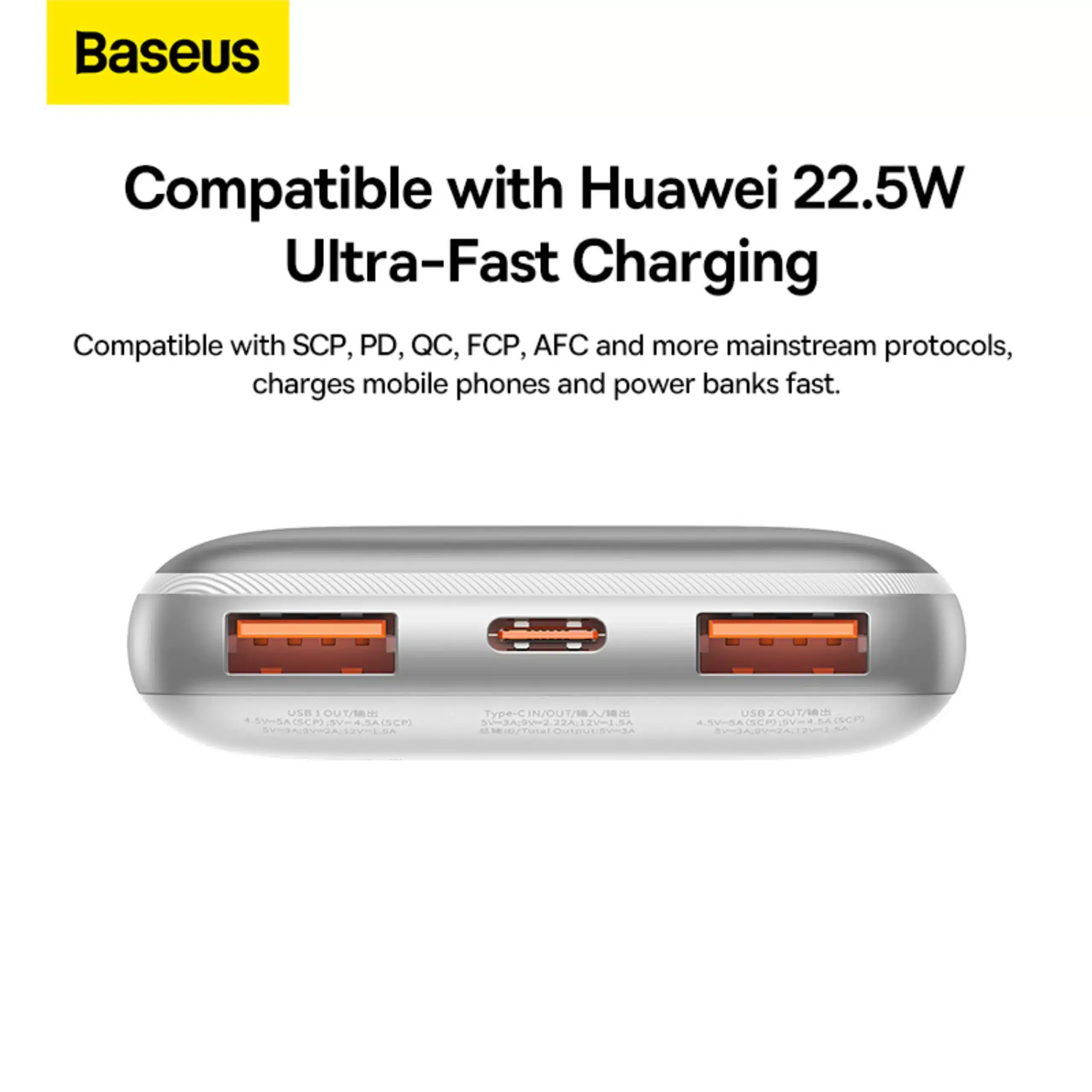Baseus Bipow Pro 10000mAh 22.5W Digital Display Fast Charge Power Bank 4 scaled