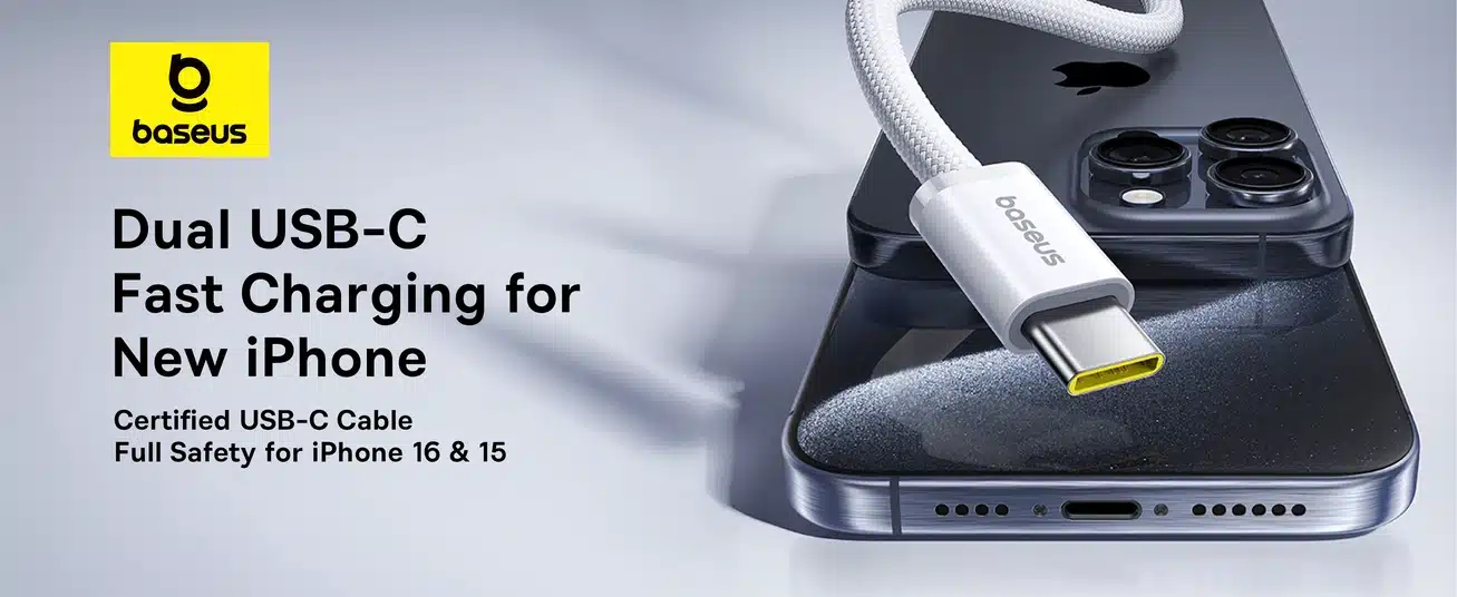 Baseus Dynamic 4 Fast Charging Cable USB C to USB C 100W 3
