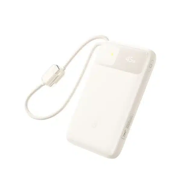 Baseus EnerFill FC11 10000mAh 22.5W Digital Display Power Bank with Dual Built-in USB-C Cables