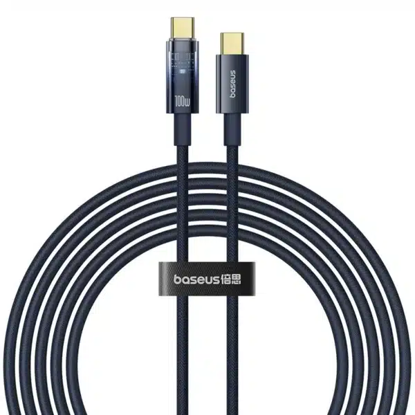 Baseus Explorer 100W Charging Cable USB-C to USB-C with Auto Shutdown