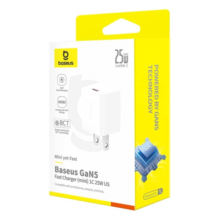 Baseus GaN5 Fast Charger mini 1C 25W P1011090B213 00 1