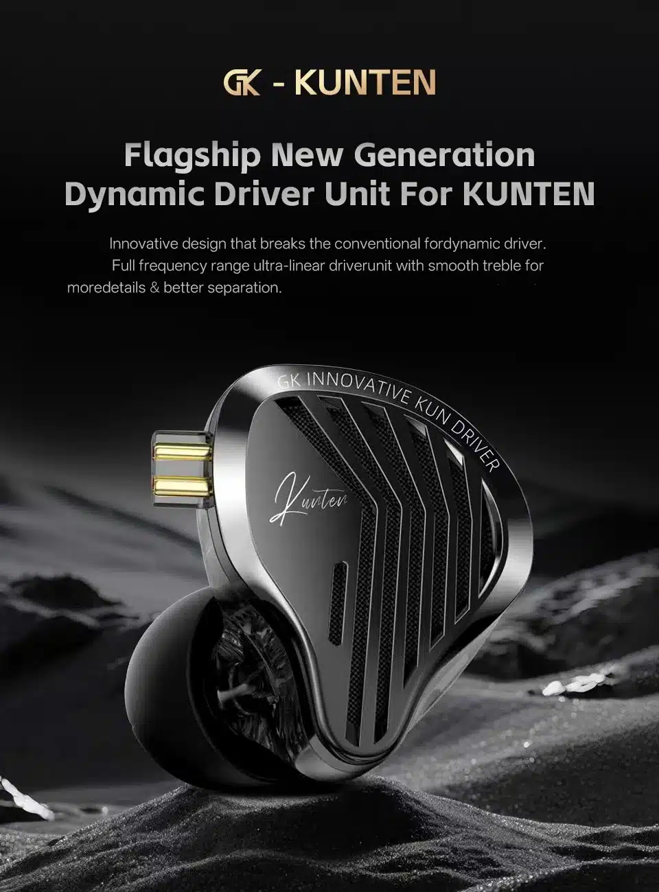 GK KUNTEN Dynamic In Ear Monitor Earphone 5