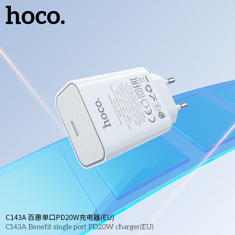 Hoco C143A Benefit Single Port PD20W Adapter 5