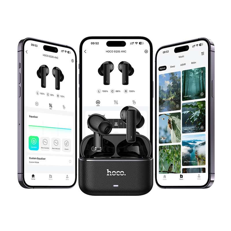 Hoco EQ35 Rhyme Six Mic ANCENC TWS Earbuds 3