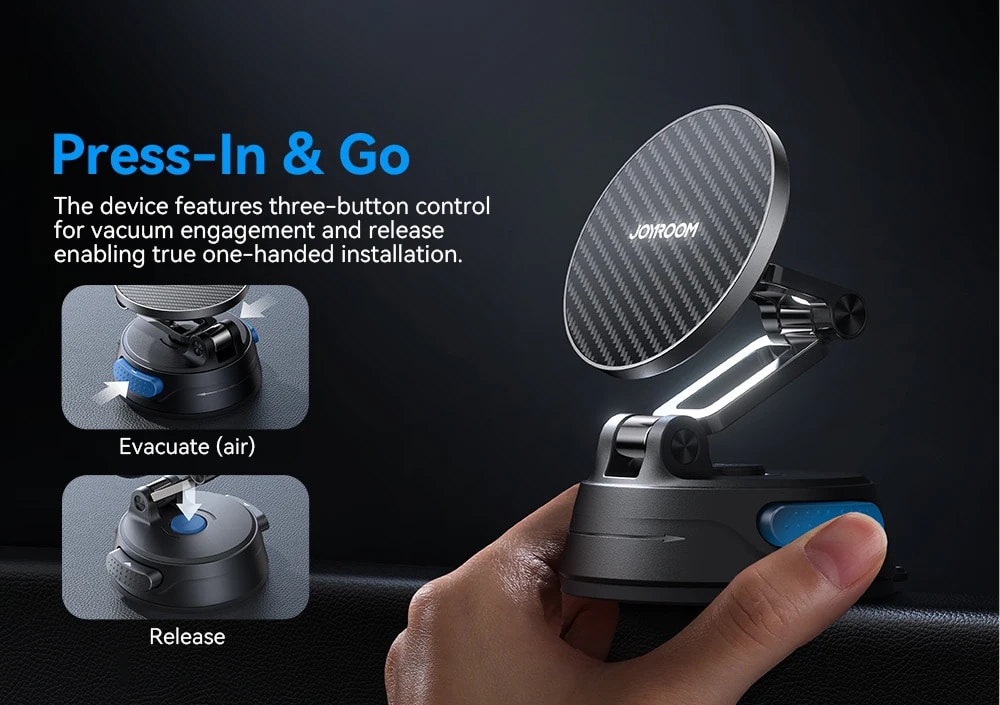 JOYROOM JR ZS510 Foldable Magnetic Car Phone Holder 2