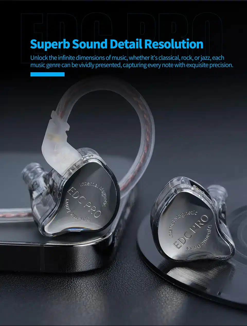 KZ EDC PRO Professional High Sensitivity and Large Dynamic In Ear Earphone 2