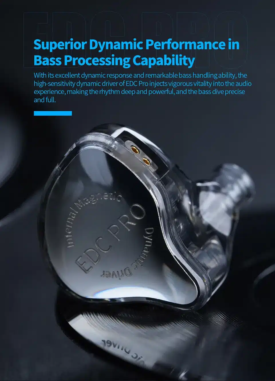 KZ EDC PRO Professional High Sensitivity and Large Dynamic In Ear Earphone 3