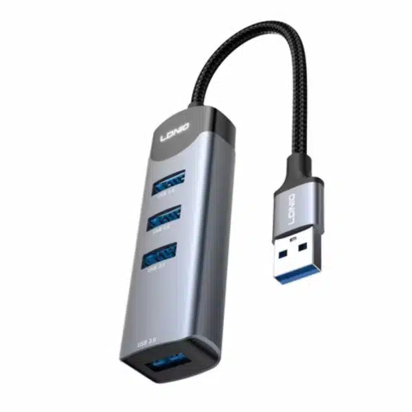 LDNIO DS-134U USB-A To USB 3.0*4 High Speed Data Transmission Hub Adapter