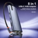 LDNIO DS-18H 8 In 1 USB C Hub Adapter