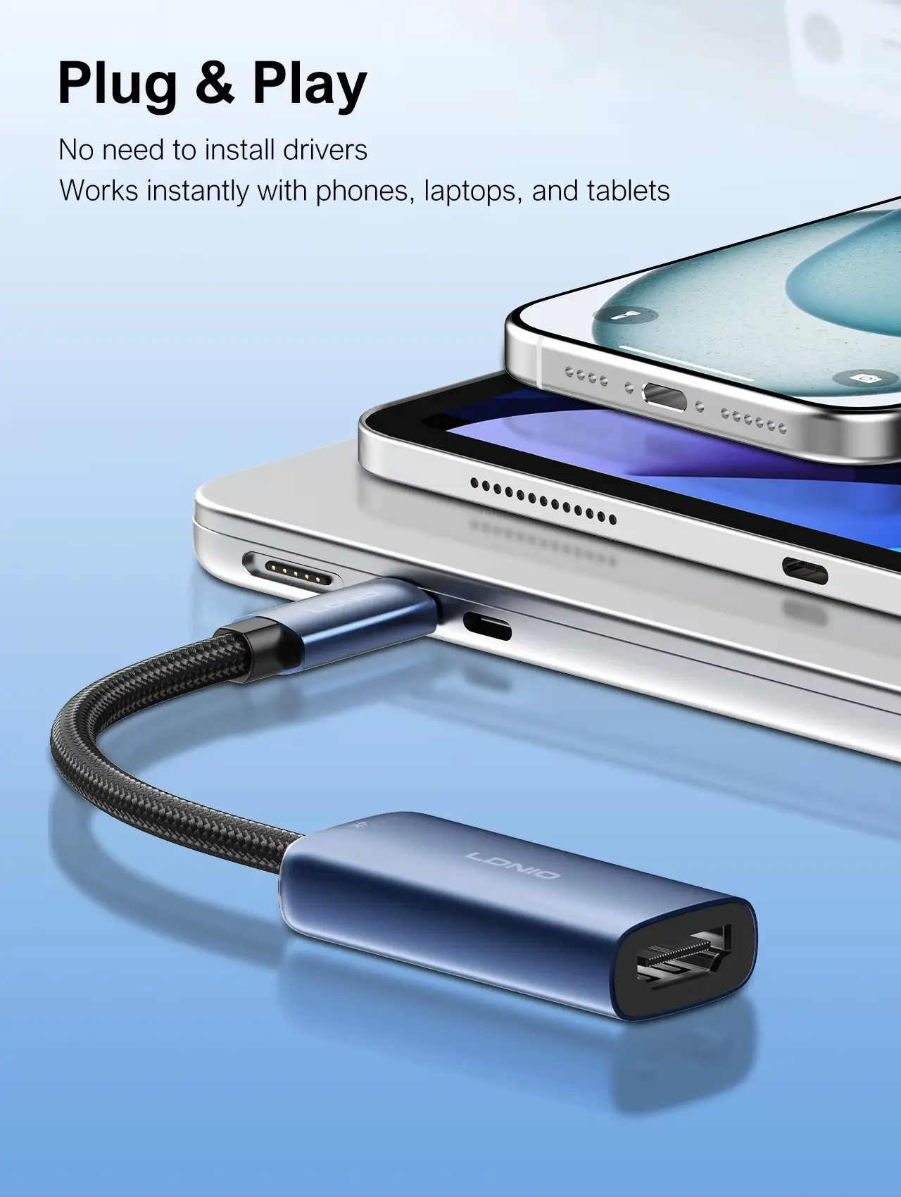 LDNIO HD 10C USB C to 4K HD Adapter 3
