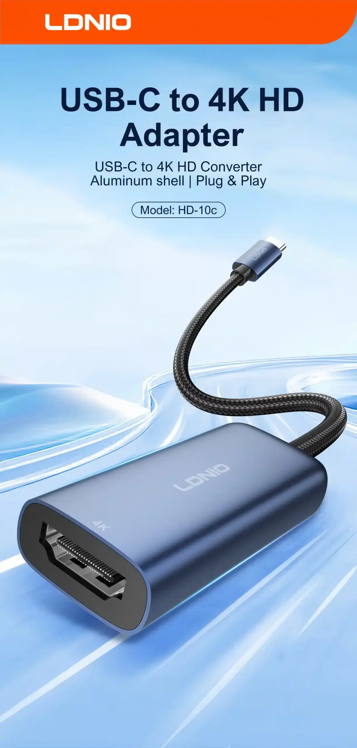 LDNIO HD 10C USB C to 4K HD Adapter 5 scaled