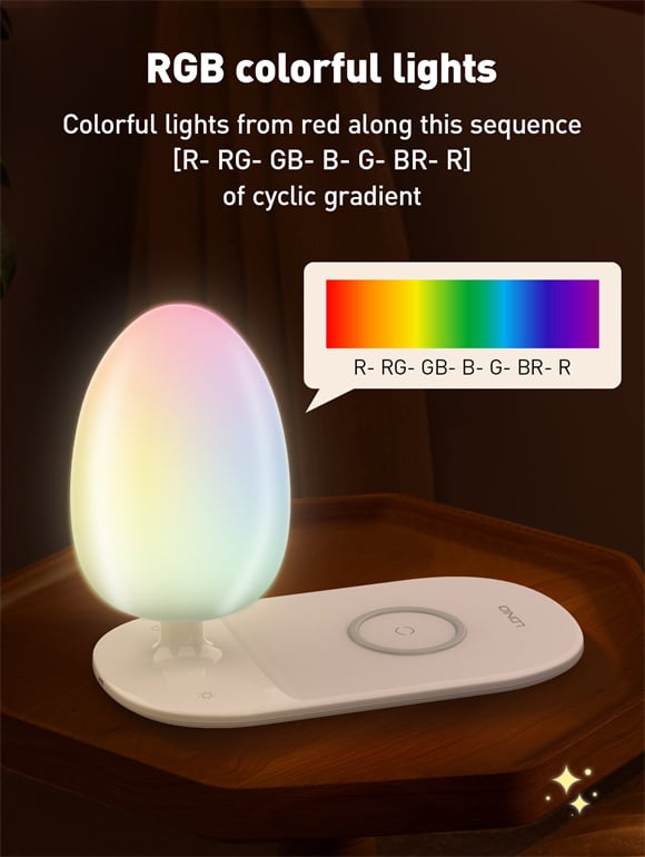 LDNIO Y3 2 in 1 Fast Wireless Charging Desk Lamp 2