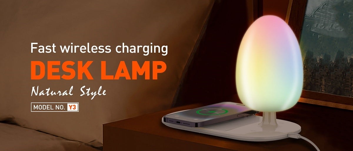 LDNIO Y3 2 in 1 Fast Wireless Charging Desk Lamp 5