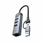 LDNIO DS-144UC 4 In 1 USB A+C Hub Adapter
