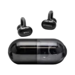 MOONDROP PILL OWS Ear-clip Earbuds Specialized 13mm Dynamic Driver: Ultra-high efficiency / ultra-low natural frequency / long-stroke wideband / compressed fiber diaphragm VDSF for OWS(B&K5128): Brand-new OWS specific Target Patent* Adaptive Bass Enhancement Algorithm: Further Shapes Natural Punchy Bass Over-sized Rear Cavity: Physically enhances bass depth Shape Memory Silicone C-Bridge: TPU + Titanium Alloy, Comfortable & Durable Dipole Directional Sound Transmission Technology: Greatly eliminates sound leakage Ultra-long Battery Life: 35+90 hours standby, 8+20 hours of playback Ergonomical Comfotable Fit: Smoth Suface, Sin-fiendly Snug Wear IPX4 Waterproof Protection: Perfect for Daily Life and Intense Workouts One-click Auto EQ: Easy to Custom Your Sound Profile 2nd Generation Online Interactive DSP: Unlimited Tuning, Customizable Options Universal Charging Case: Earbuds Can be Placed in the Case, Without Distinguishing Left I Right Sides The 55ms Low-latency Game Mode: Switch between music and gaming modes effortlessly Bass Control: Three tunings available NPU Hardware-level AI Noise Cancellation Microphone: Clear Call Pick-up Even in Noisy Environments MOONDROP APP: Support customization functions and toggle features Dual-Device Connectivity: Seamlessly switch between two paired devices Bluetooth 6.0: New Bluetooth version Specification Name: MOONDROP PILL Model: MD-OWS-003 Bluetooth Version: 6.0 Bluetooth Protocol: A2DP / AVRCP / HFP / HSP Codec: SBC / AAC Working Distance: 10m (Barrier Free Environment) Battery Life: 8H for Earbud (AAC mode) 20H for Charging Case (AAC mode) Battery Volume: 3.7V / 40mAh (Earbud) 3.7V / 300mAh (Charging case) Input: 5V - 1A, Output: 5V - 0.25A
