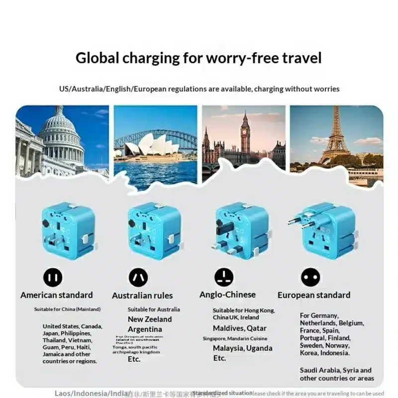 Momax UA37 1 World Pocket Mini Travel Adapter 3