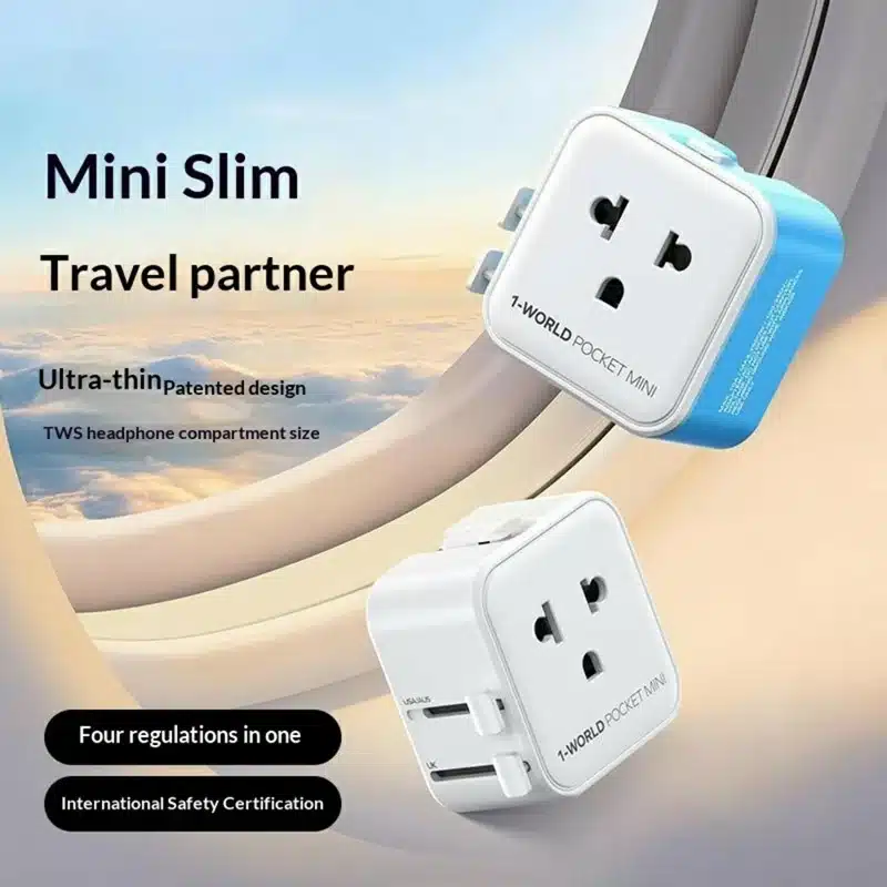 Momax UA37 1 World Pocket Mini Travel Adapter 5