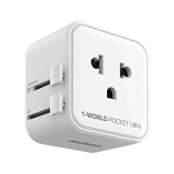 Momax UA37 1-World Pocket Mini Travel Adapter