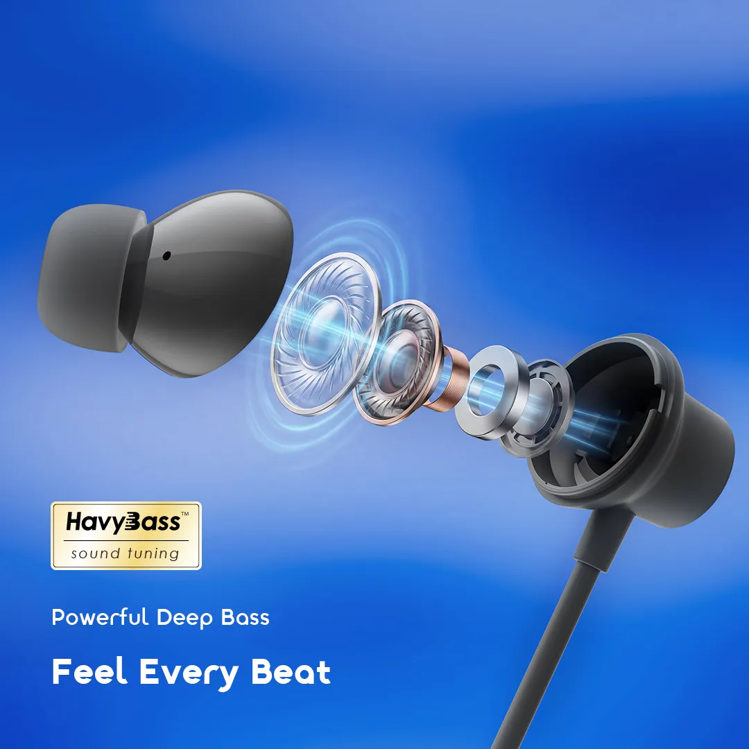 Oraimo Necklace Neo Powerful Bass 30hr Playingtime Wireless Neckband Headphone 3