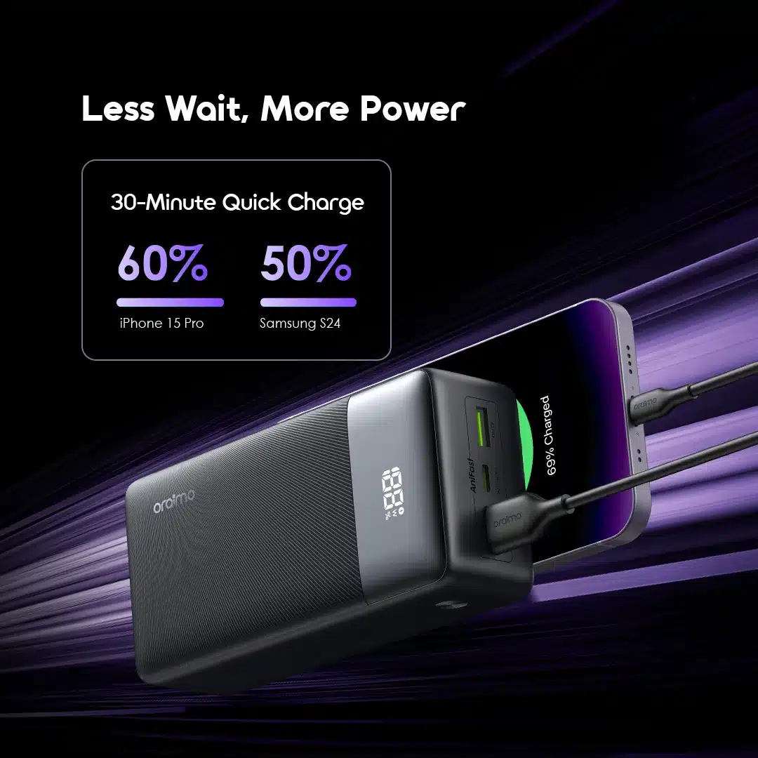 Oraimo PowerNova QF1 27000mAh 22.5W Power Bank 5