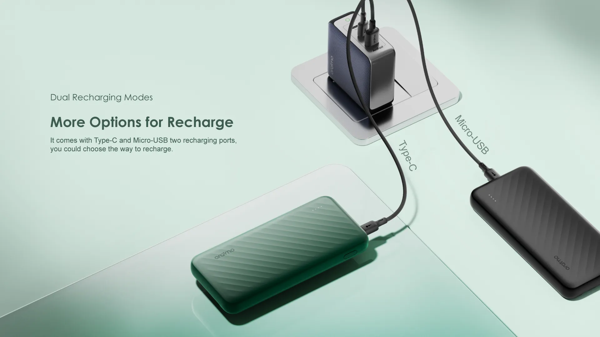 Oraimo Slice Link 10000mAh 12W Power Bank 1