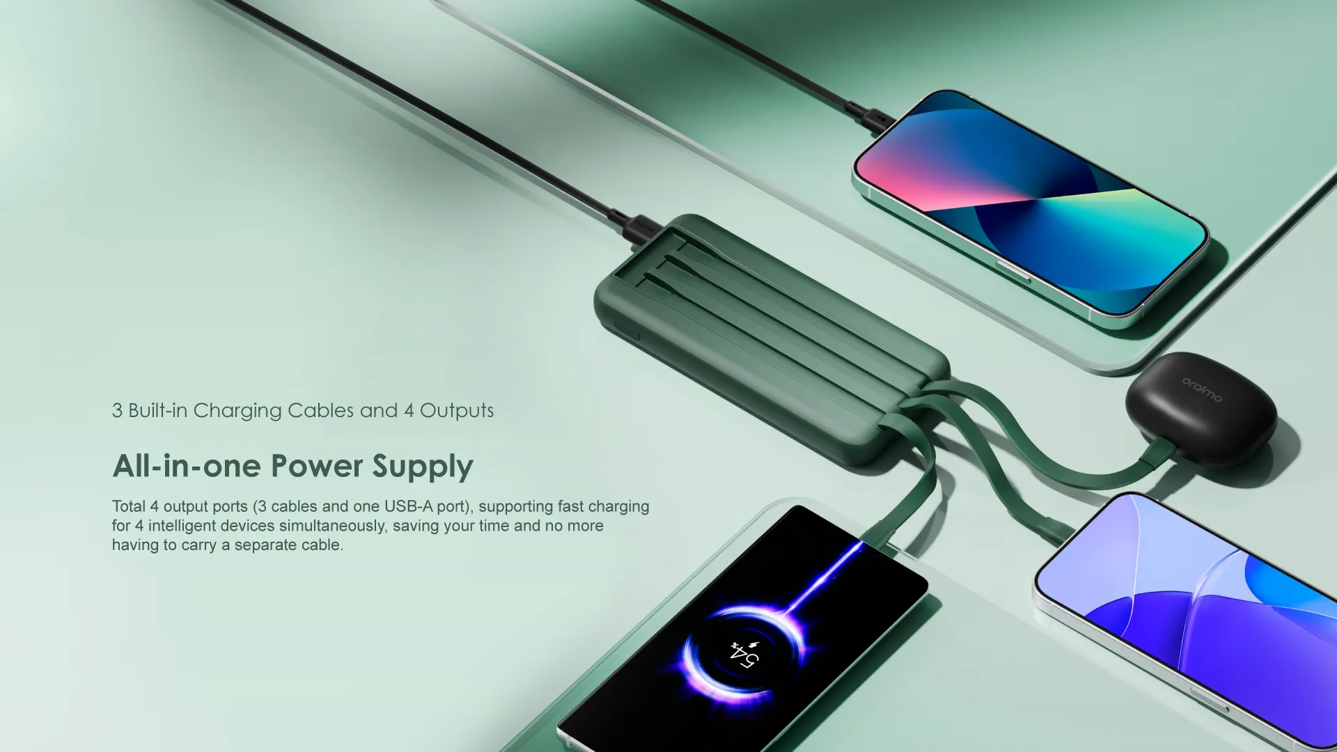 Oraimo Slice Link 10000mAh 12W Power Bank 5