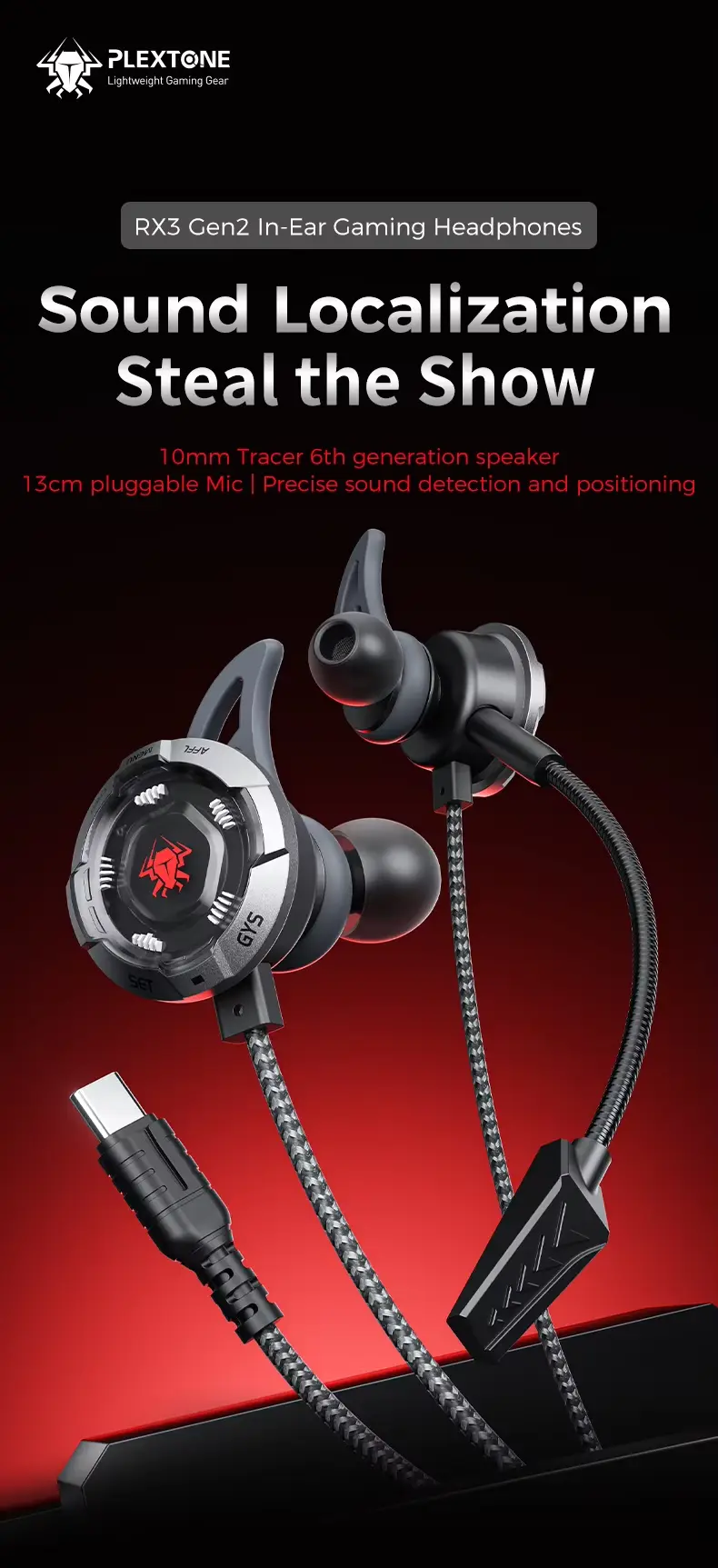 Plextone RX3 Gen 2 High Benchmark Earphones 5