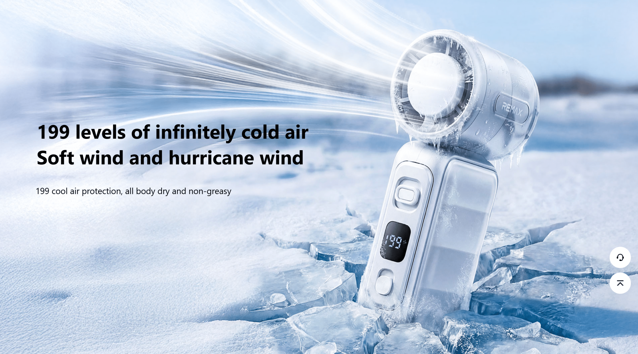 REMAX RS SF25 MINI Luggage Handheld Mini Fan 6 scaled