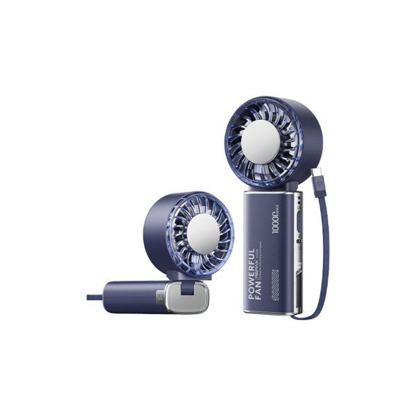 Remax RS-SF28 Built-in Cable Power Bank Handheld Fan