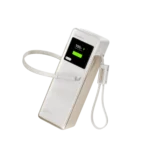 • **SHARGE HyperTower 170 Power Bank (4-in-1, 170W, 25K)** is a flagship ultra-high-power portable charging station designed for professionals, creators, travelers, gamers, and heavy multi-device users. Featuring up to 170W total output, intelligent 4-channel fast charging, dual built-in USB-C cables, a massive 25,000mAh battery, and real-time smart display monitoring, this premium power bank delivers desktop-grade charging performance in a compact travel-friendly form factor. With advanced thermal management, premium automotive-grade battery cells, and simultaneous charging for up to four devices, the HyperTower 170 is engineered for demanding everyday productivity and travel power needs. • **170W Maximum Total Output** delivers ultra-fast charging performance for laptops, tablets, smartphones, gaming devices, and accessories simultaneously. • **25,000mAh High-Capacity Battery** provides long-lasting backup power for work, travel, business trips, gaming, and outdoor use. • **100W Single-Port Fast Charging** supports high-speed charging for compatible laptops and flagship smartphones with minimal downtime. • **4-Device Simultaneous Charging** intelligently distributes power across connected devices for stable and optimized charging efficiency. • **Built-in Dual USB-C Cables** include one retractable USB-C cable and one integrated USB-C cable for clutter-free portable charging. • **100W Ultra-Fast Self-Recharge** allows the power bank to recharge significantly faster than conventional high-capacity models. • **Real-Time Smart Display Screen** shows charging speed, battery percentage, output information, and power status for complete charging control. • **Premium Automotive-Grade Battery Cells** provide enhanced durability, charging stability, safety, and long-term performance reliability. • **Advanced Heat Control System** helps maintain safe operating temperatures and consistent charging performance during heavy usage. • **Compact Soda-Can Sized Design** delivers powerful charging capabilities while remaining portable and airline-friendly for travel convenience. --- ## **Specifications** ### **Product Name:** SHARGE HyperTower 170 Power Bank ### **Model:** • X6 ### **Battery Capacity:** • 25,000mAh ### **Rated Battery Capacity:** • 14,500mAh (5V⎓3A) ### **Maximum Total Output:** • 170W ### **Maximum Single-Port Output:** • 100W ### **Charging Capability:** • Supports Charging Up To 4 Devices Simultaneously ### **Port Configuration:** • USB-C Port ×1 • Built-in USB-C Cable ×2 • USB-A Port ×1 ### **Input Specifications:** #### **USB-C1 Cable Input:** • 5V⎓3A • 9V⎓3A • 12V⎓3A • 15V⎓3A • 20V⎓5A #### **USB-C2 Cable Input:** • 5V⎓3A • 9V⎓3A • 12V⎓3A • 15V⎓3A • 20V⎓5A #### **USB-C3 Input:** • 5V⎓3A • 9V⎓3A • 12V⎓3A • 15V⎓3A • 20V⎓5A ### **Single-Port Output:** #### **USB-C1 / USB-C2 / USB-C3:** • 5V⎓3A • 9V⎓3A • 11V⎓6.1A • 12V⎓3A • 15V⎓3A • 20V⎓5A • 20V⎓6A #### **USB-A Output:** • 5V⎓3A • 9V⎓3A • 11V⎓6.1A • 12V⎓2.5A • 20V⎓1.5A ### **Multi-Port Charging Support:** • Dual-port charging up to 100W + 65W • Triple-port intelligent distribution • Quad-port charging up to 170W total output ### **Conversion Rate:** • ≥80% ### **Material & Build:** • Premium Durable Construction • Automotive-Grade Battery Cells ### **Dimensions:** • 159.8 × 53.4 × 52.2 mm ### **Weight:** • Approx. 665g ### **Special Features:** • Integrated dual USB-C cables • Retractable cable design • Smart display monitoring • Intelligent power distribution • Airline approved • Advanced thermal management • High durability internal frame --- ## **Q&A** ### **Q1: How many devices can the HyperTower 170 charge simultaneously?** It can charge up to four devices at the same time. ### **Q2: What is the maximum charging output?** The maximum combined output is 170W. ### **Q3: Does it support laptop charging?** Yes, the 100W single-port output supports fast charging for compatible laptops and tablets. ### **Q4: Are charging cables included?** Yes, it features two built-in USB-C cables, including one retractable cable. ### **Q5: Is the power bank airline approved?** Yes, the HyperTower 170 is airline approved for travel use. ### **Q6: Does it support fast self-recharging?** Yes, it supports up to 100W ultra-fast self-recharging. ### **Q7: What type of display does it have?** It includes a smart real-time display showing battery level, charging speed, and output information. ### **Q8: Is it suitable for gaming devices and tablets?** Yes, it supports smartphones, gaming devices, tablets, laptops, and other USB-powered electronics. ### **Q9: Does the power bank include safety and heat management features?** Yes, it uses advanced heat control and premium automotive-grade battery cells for safe charging. ### **Q10: Is the HyperTower 170 portable despite its large capacity?** Yes, it features a compact soda-can-sized design for easier portability and travel convenience.