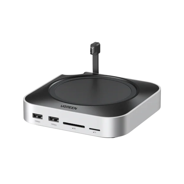 UGREEN Mac mini M4 Docking Station with NVMe SSD and USB A USB C Ports
