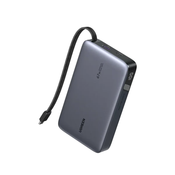 UGREEN PB550 (55996) Nexode Power Bank 20000mAh 67W with Built-in USB-C Cable