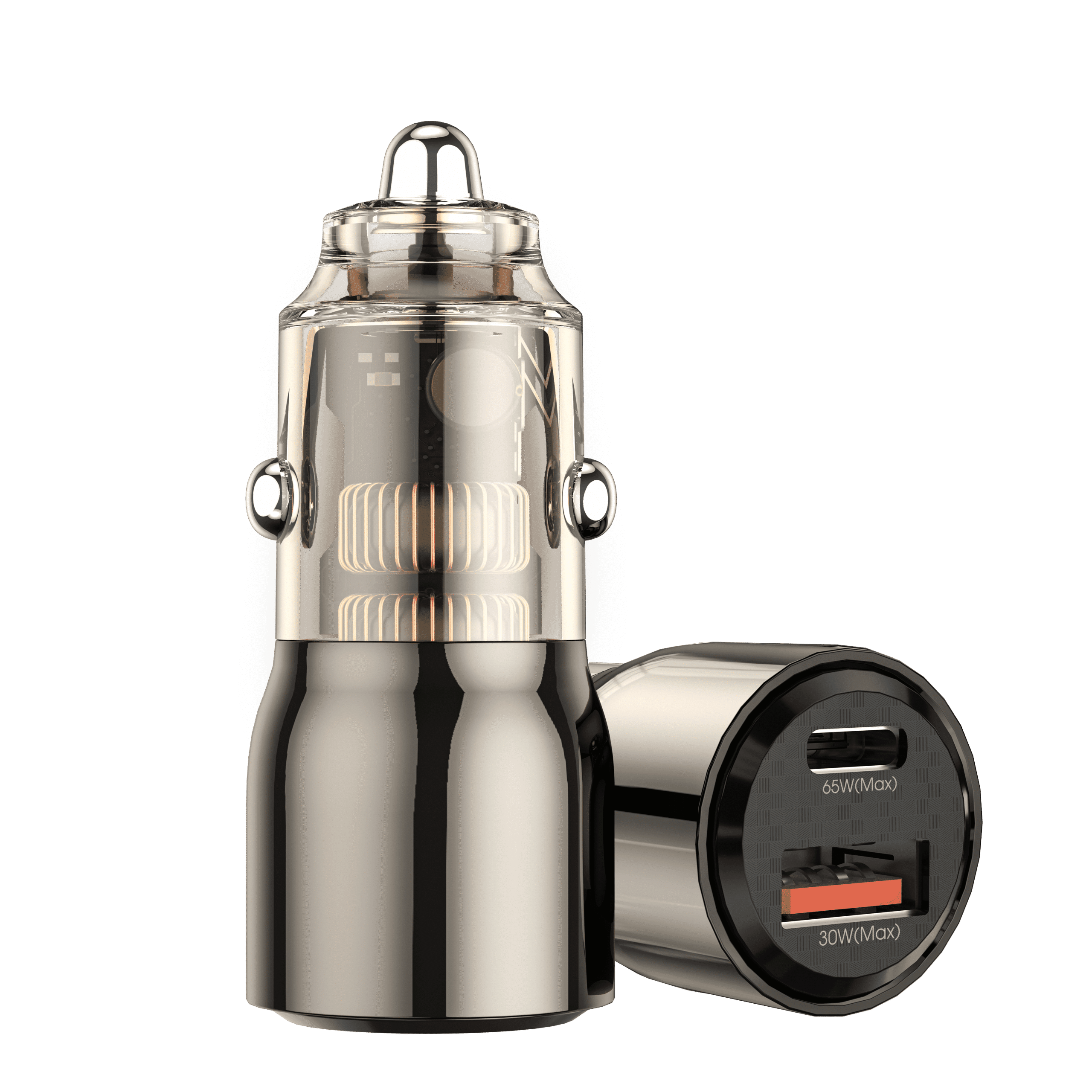 WiWU Geek Car Charger 95W USB A USB C 2 scaled
