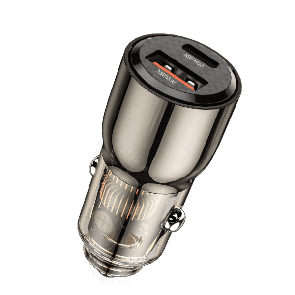 WiWU Geek Car Charger 95W (USB-A + USB-C)
