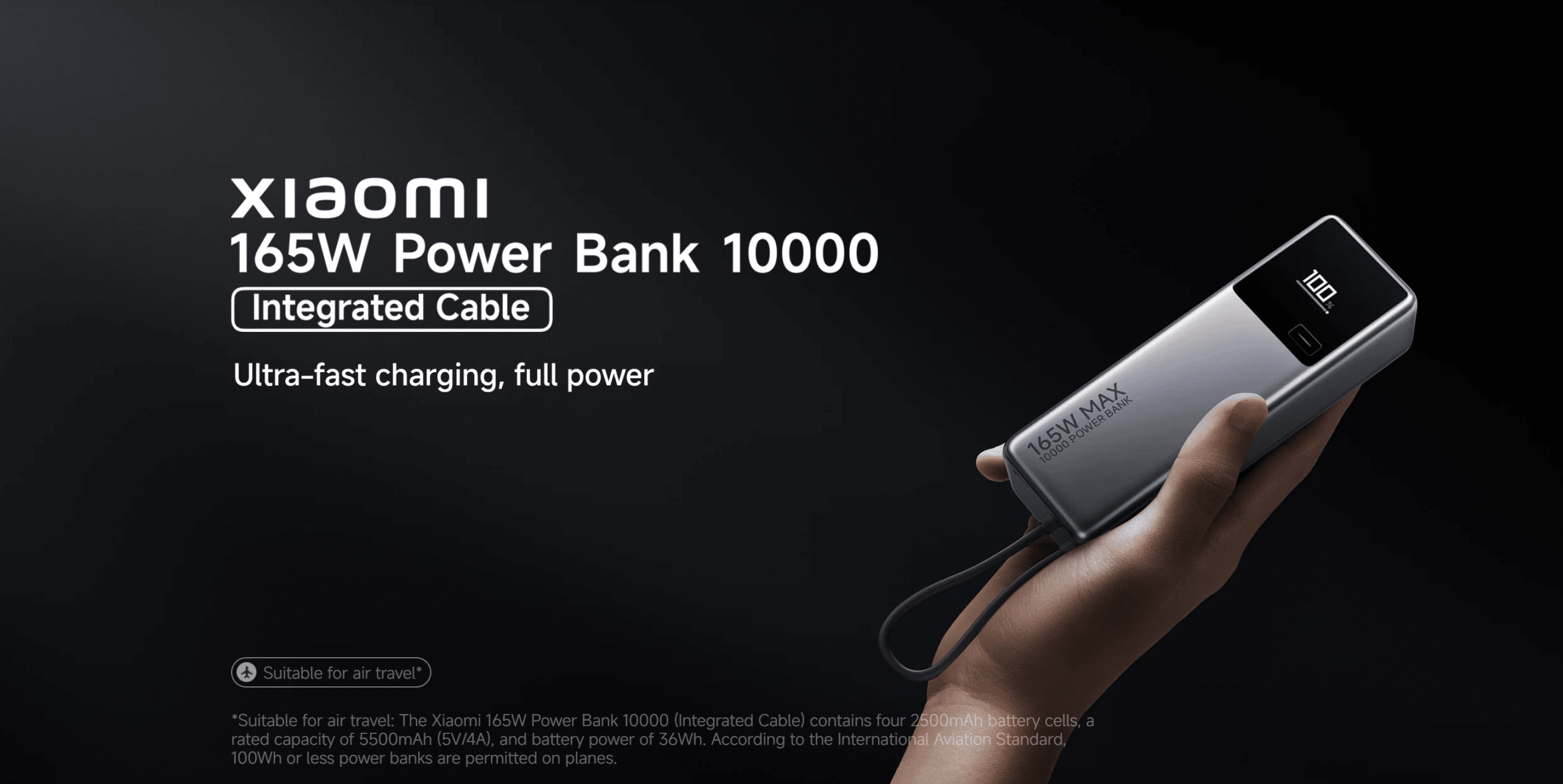 Xiaomi 165W Power Bank 10000 Integrated Cable 5 scaled