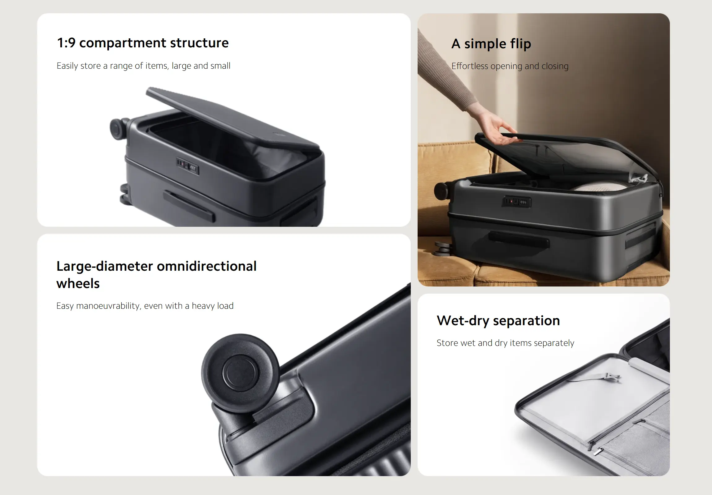 Xiaomi Front Opening Luggage MJCFGLXXRM 5
