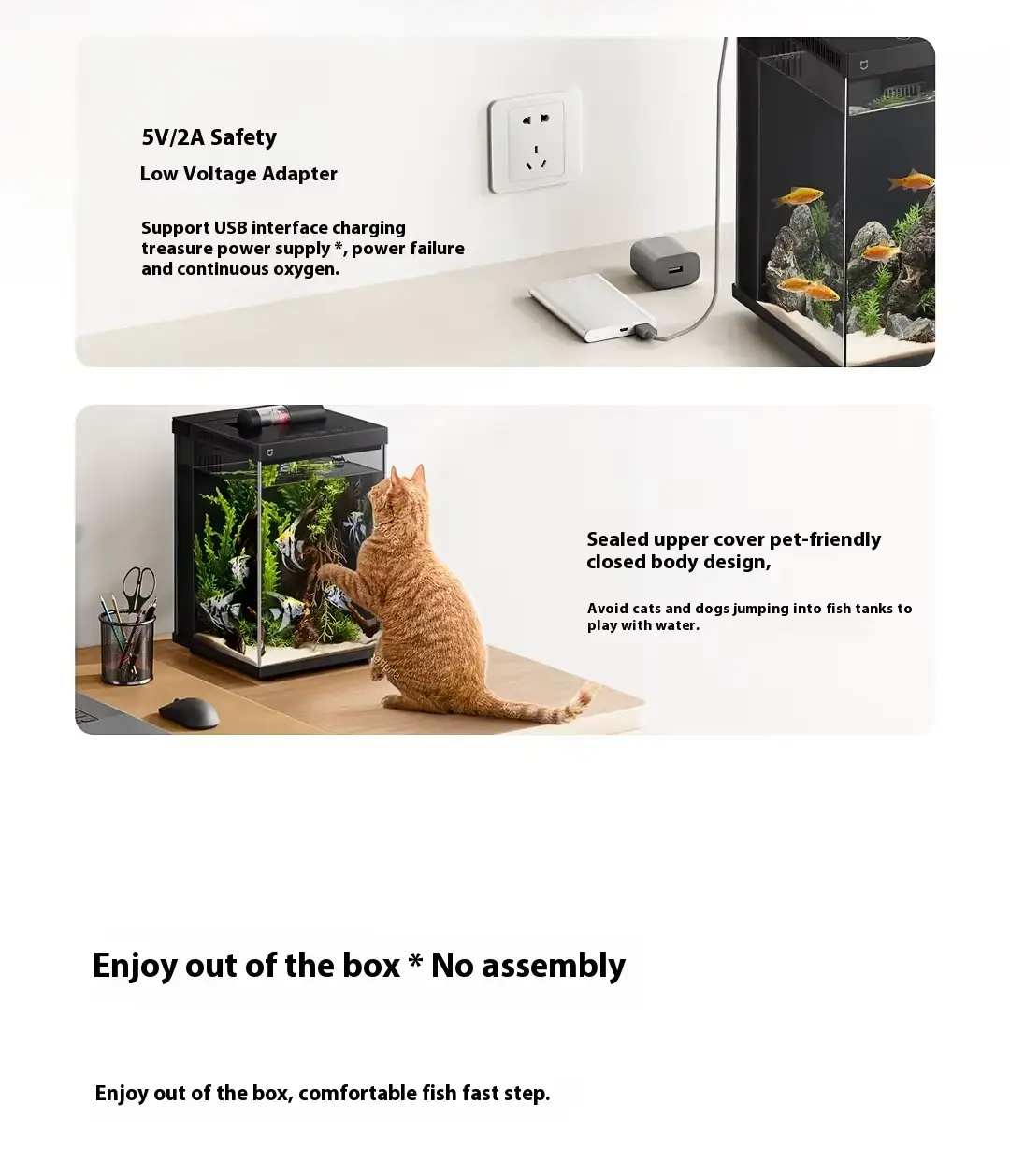 Xiaomi Mijia Smart Desktop Fish Tank 10L 3